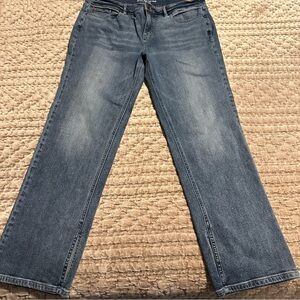 Peace Love World jeans.